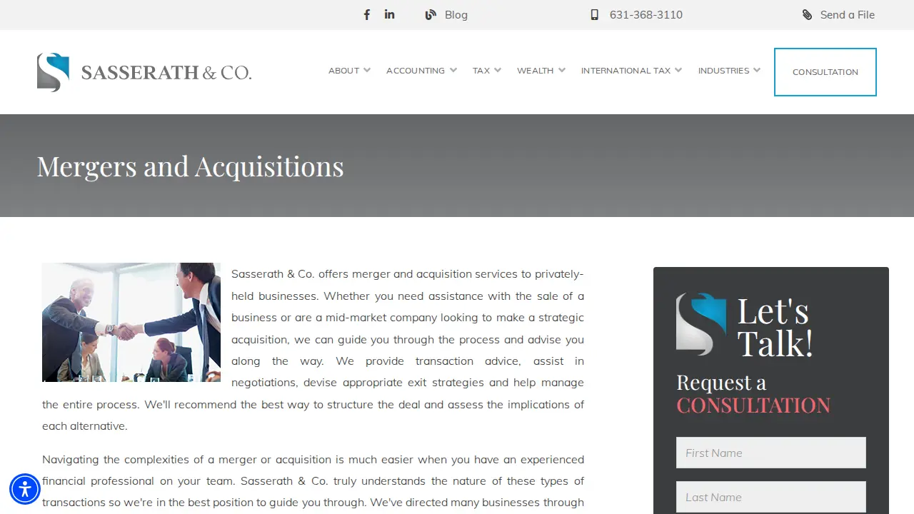 Sasserath & Co. page