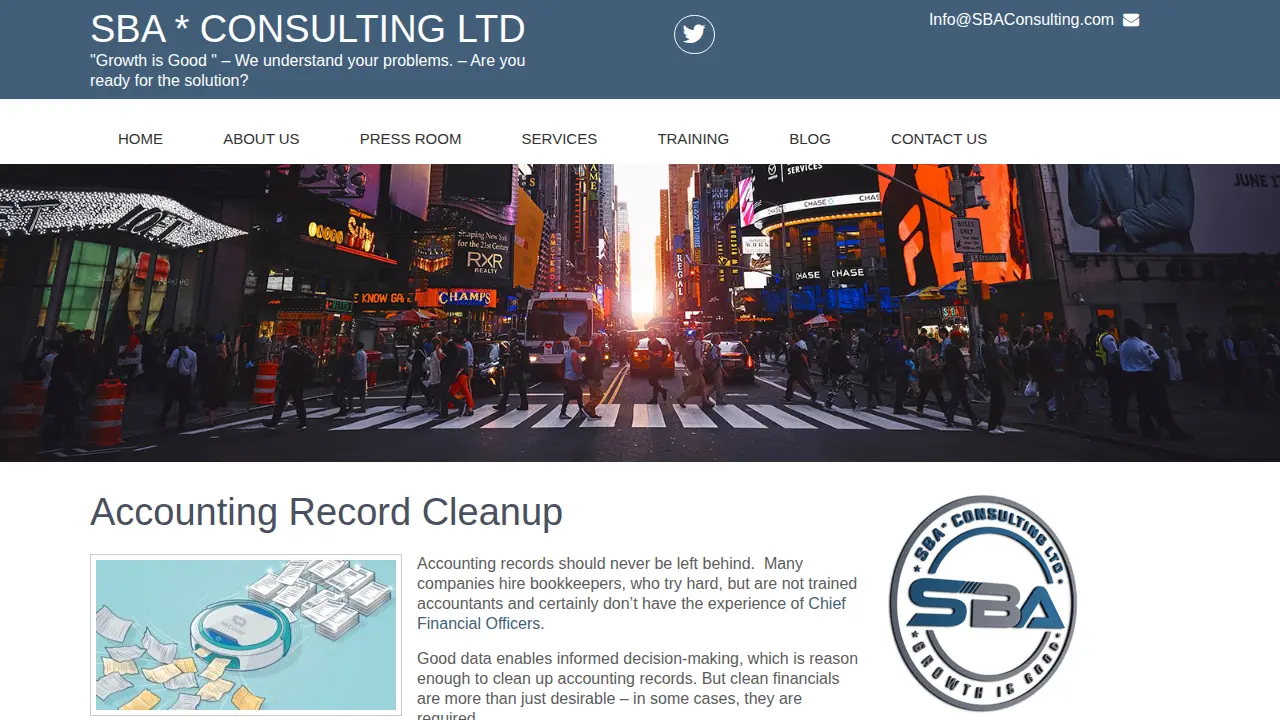 SBA * Consulting page