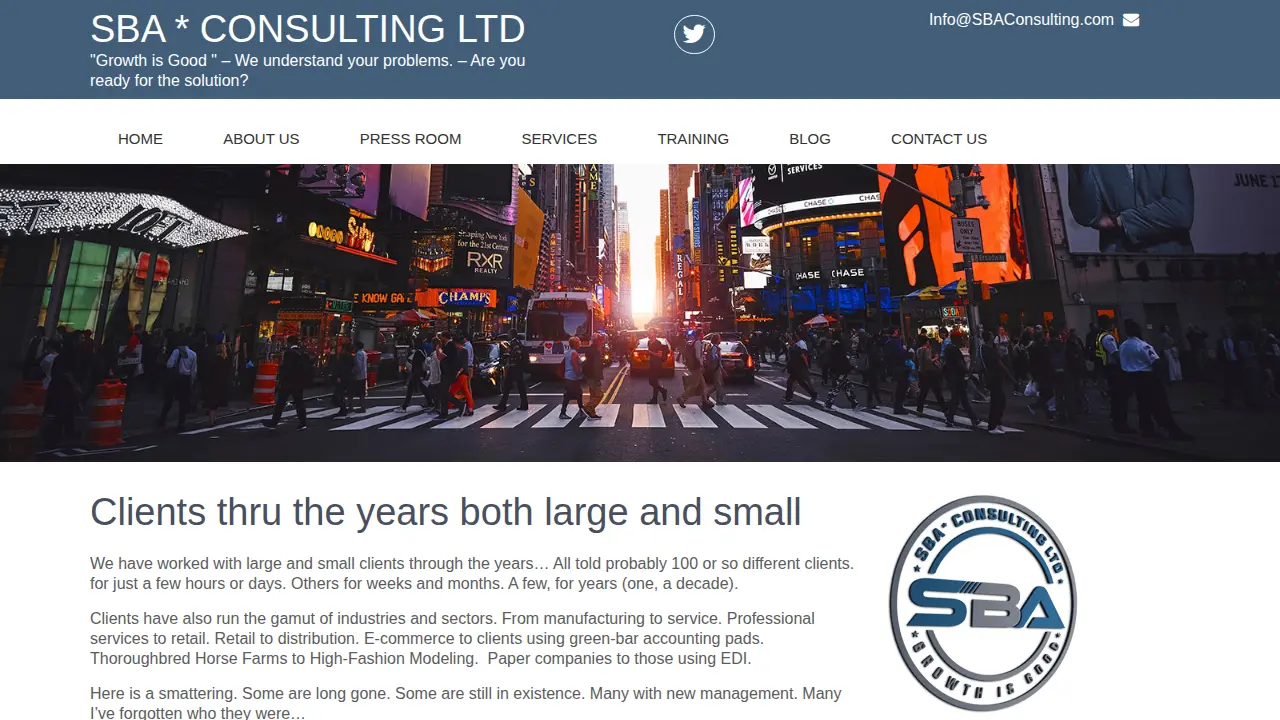 SBA * Consulting page
