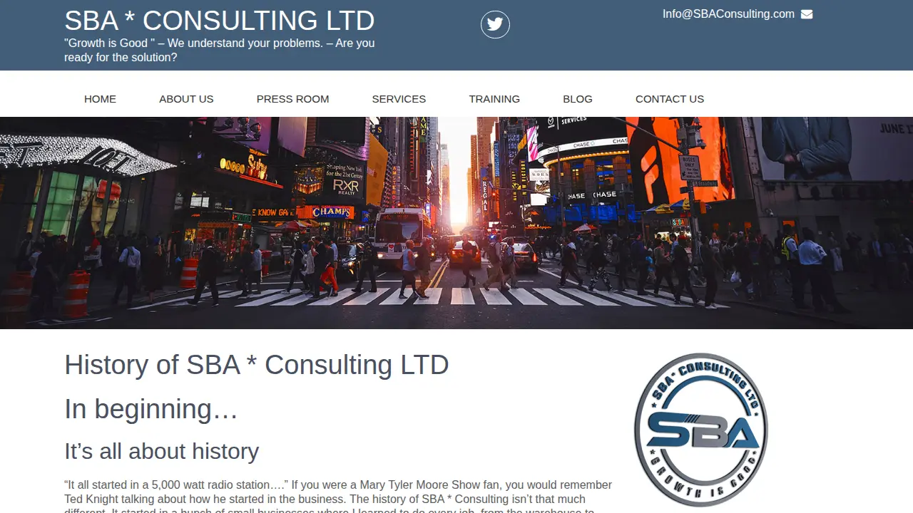 SBA * Consulting page