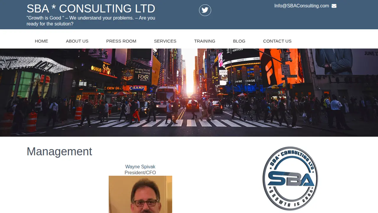 SBA * Consulting page