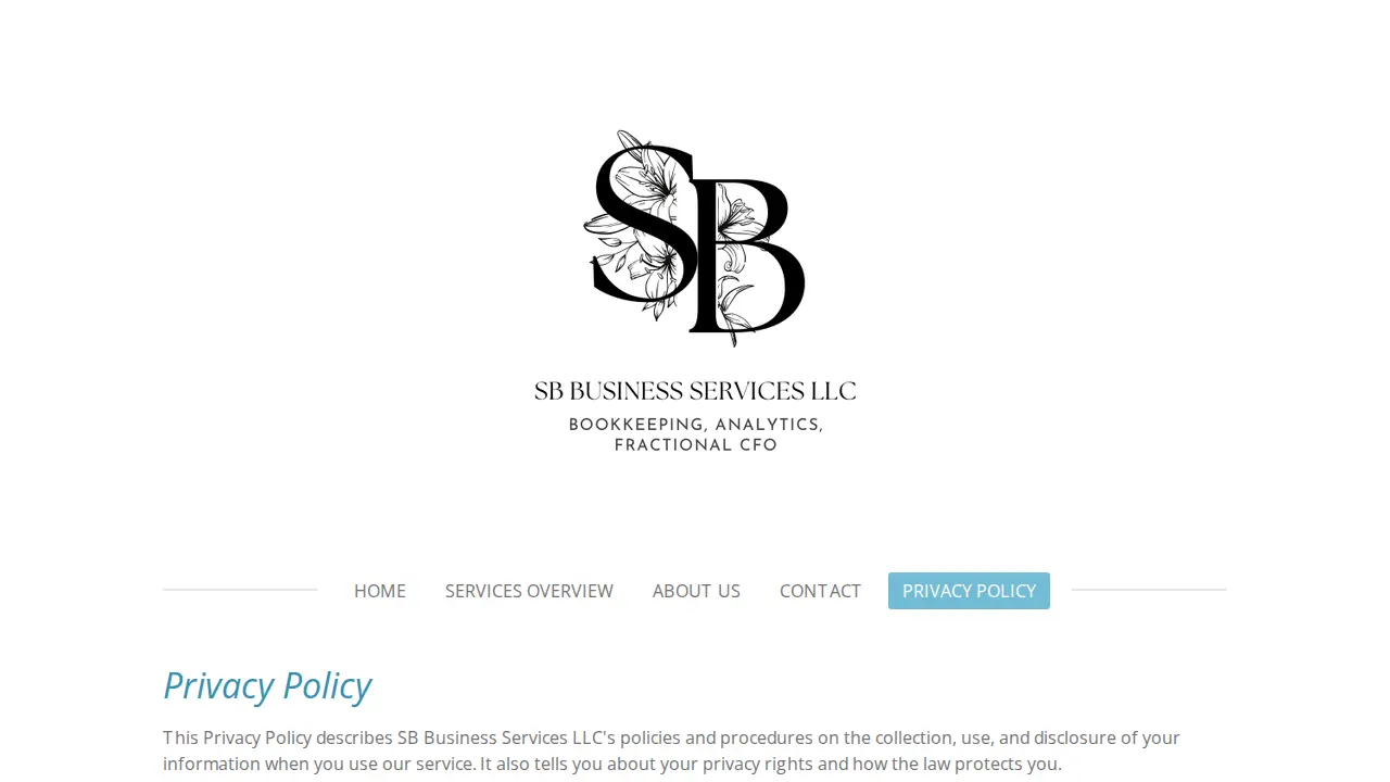 SB Business Services, LLC page