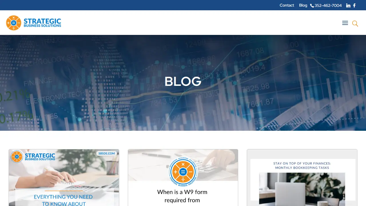 Strategic Business Solutions LLC page