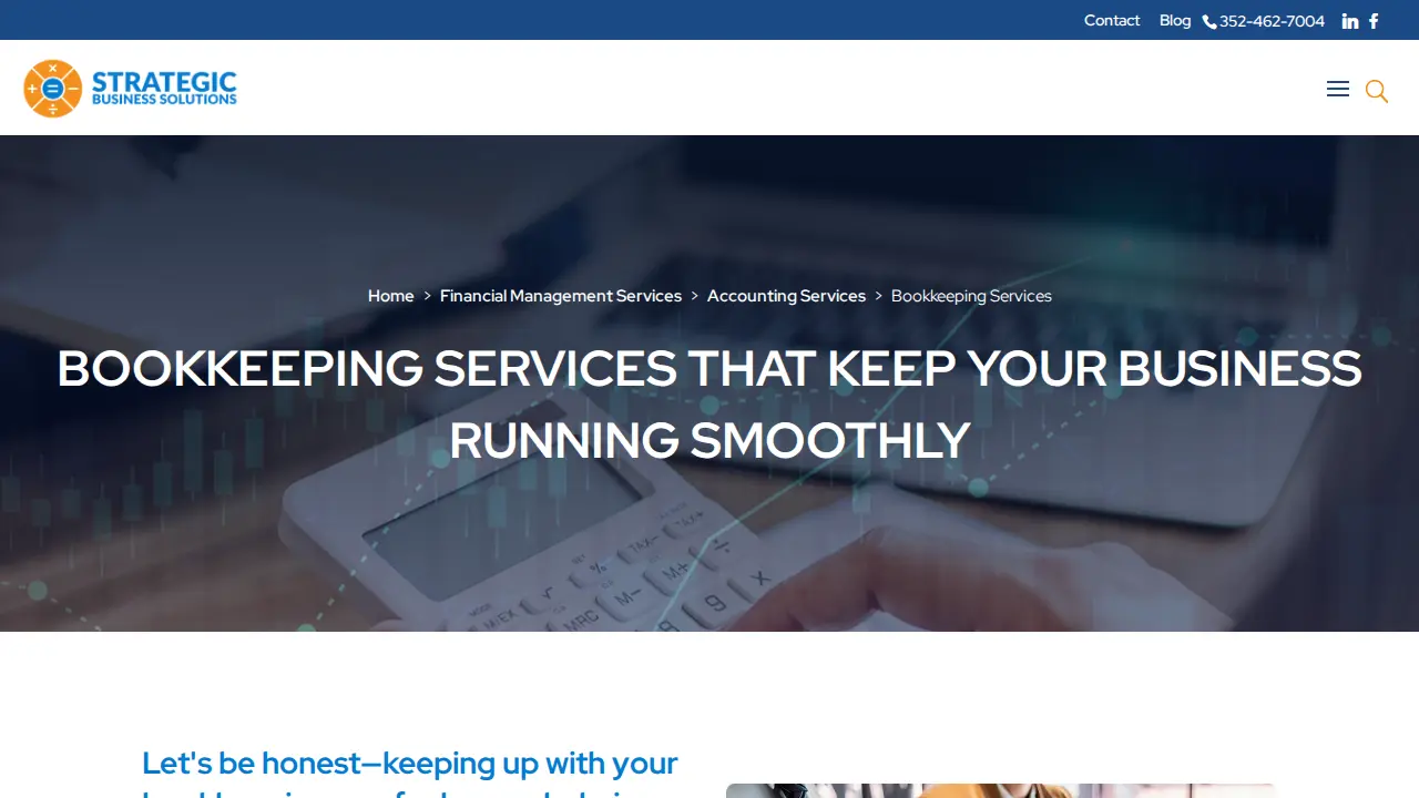 Strategic Business Solutions LLC page