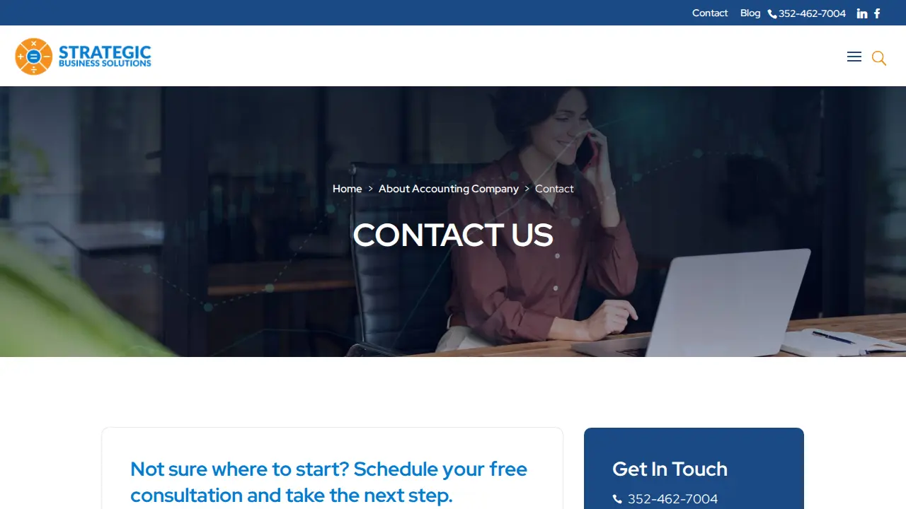 Strategic Business Solutions LLC page