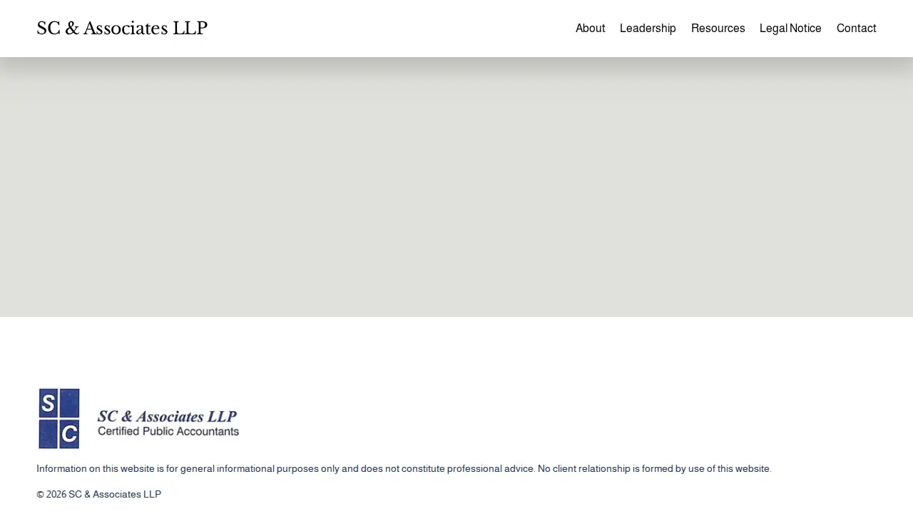 SC & Associates LLP page