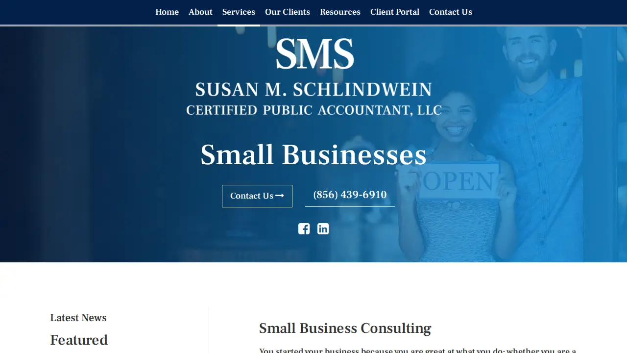 Susan M Schlindwein CPA LLC page