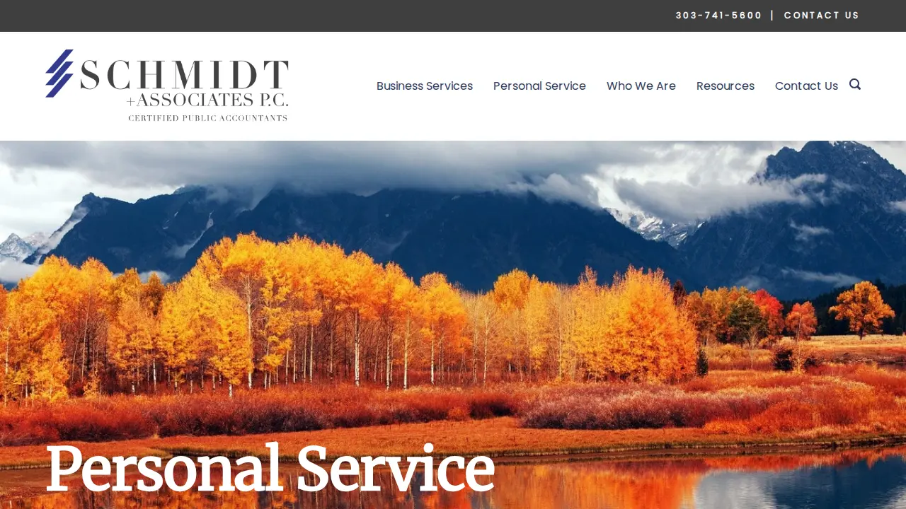 Schmidt & Associates CPA Firm page