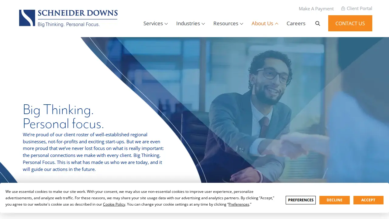 Schneider Downs page