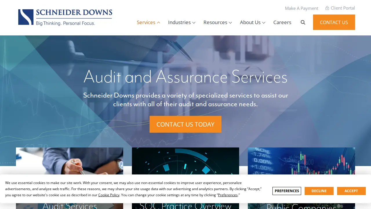 Schneider Downs page