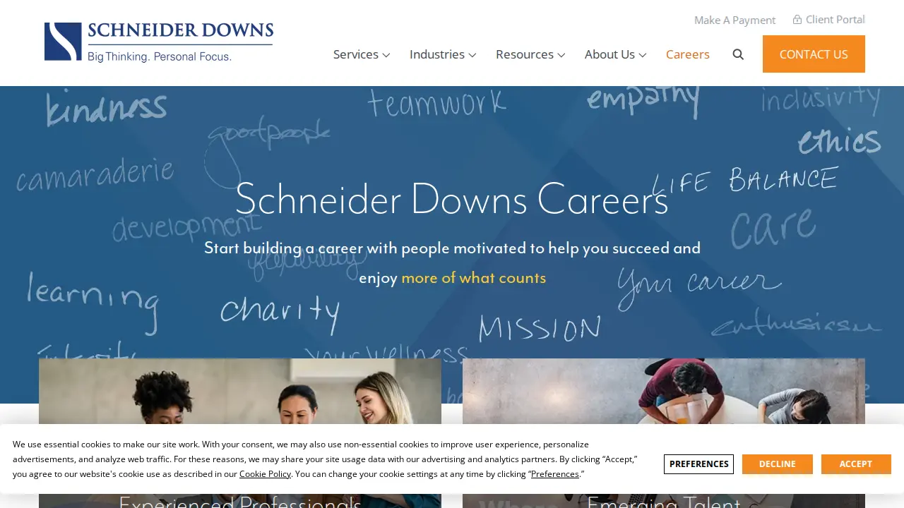 Schneider Downs page