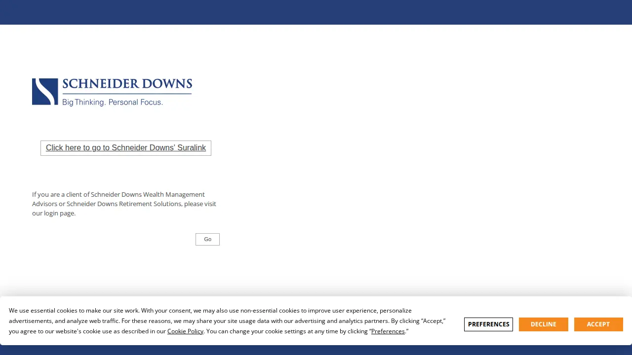 Schneider Downs page