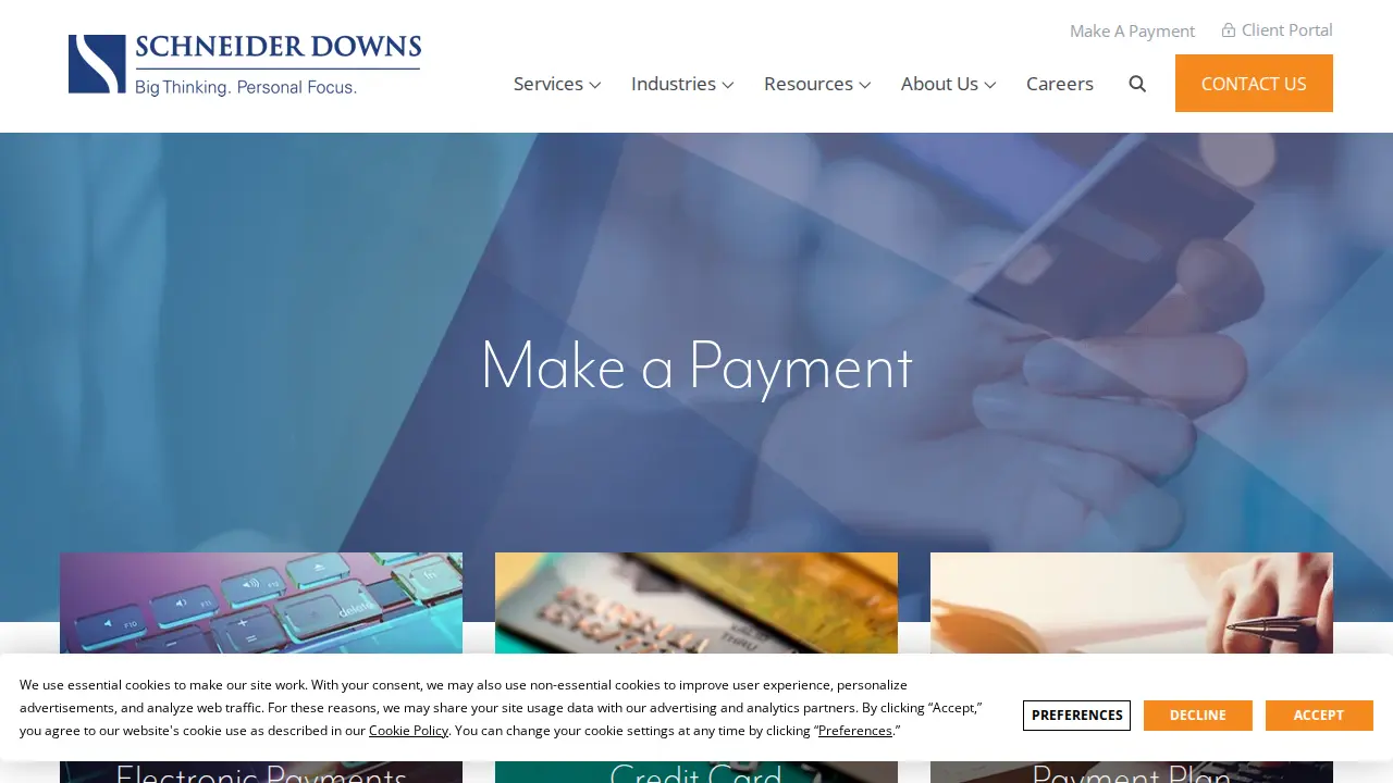 Schneider Downs page