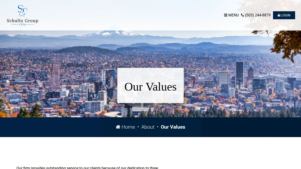 Schultz Group CPAs page