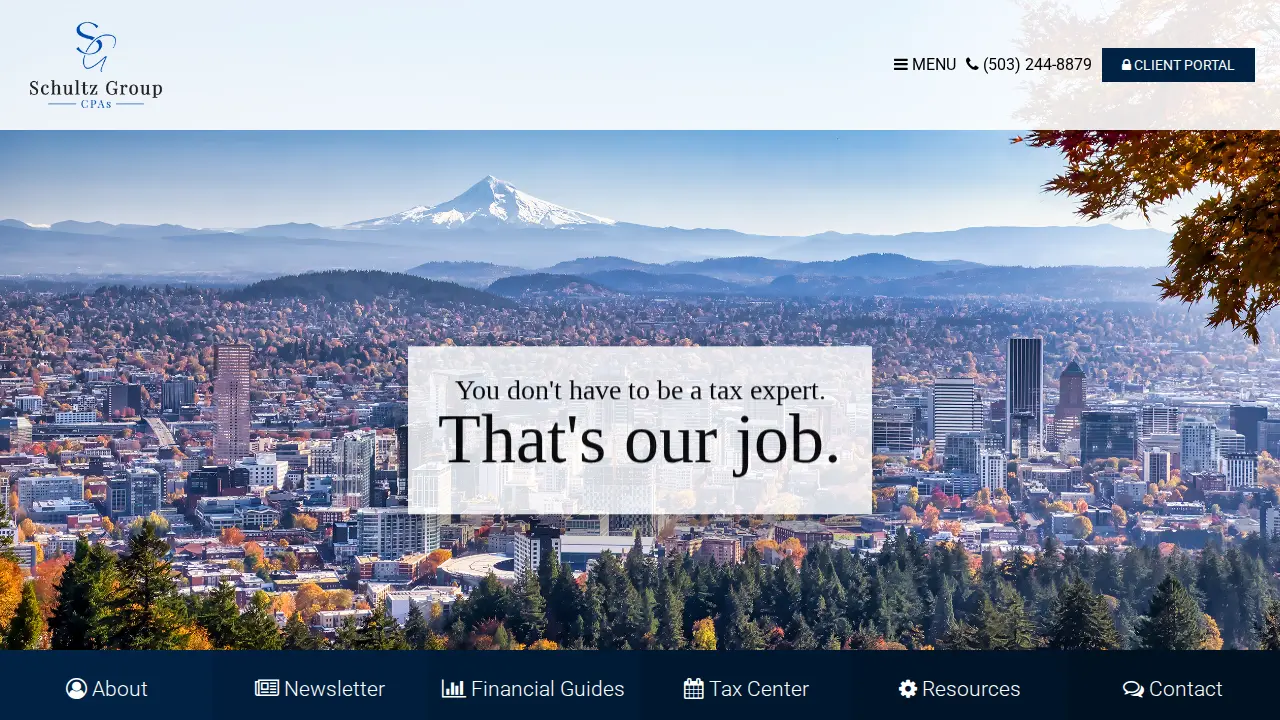 Schultz Group CPAs page