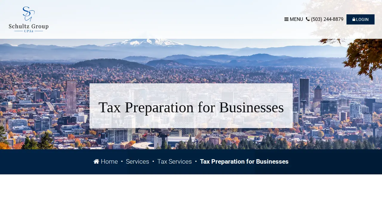 Schultz Group CPAs page