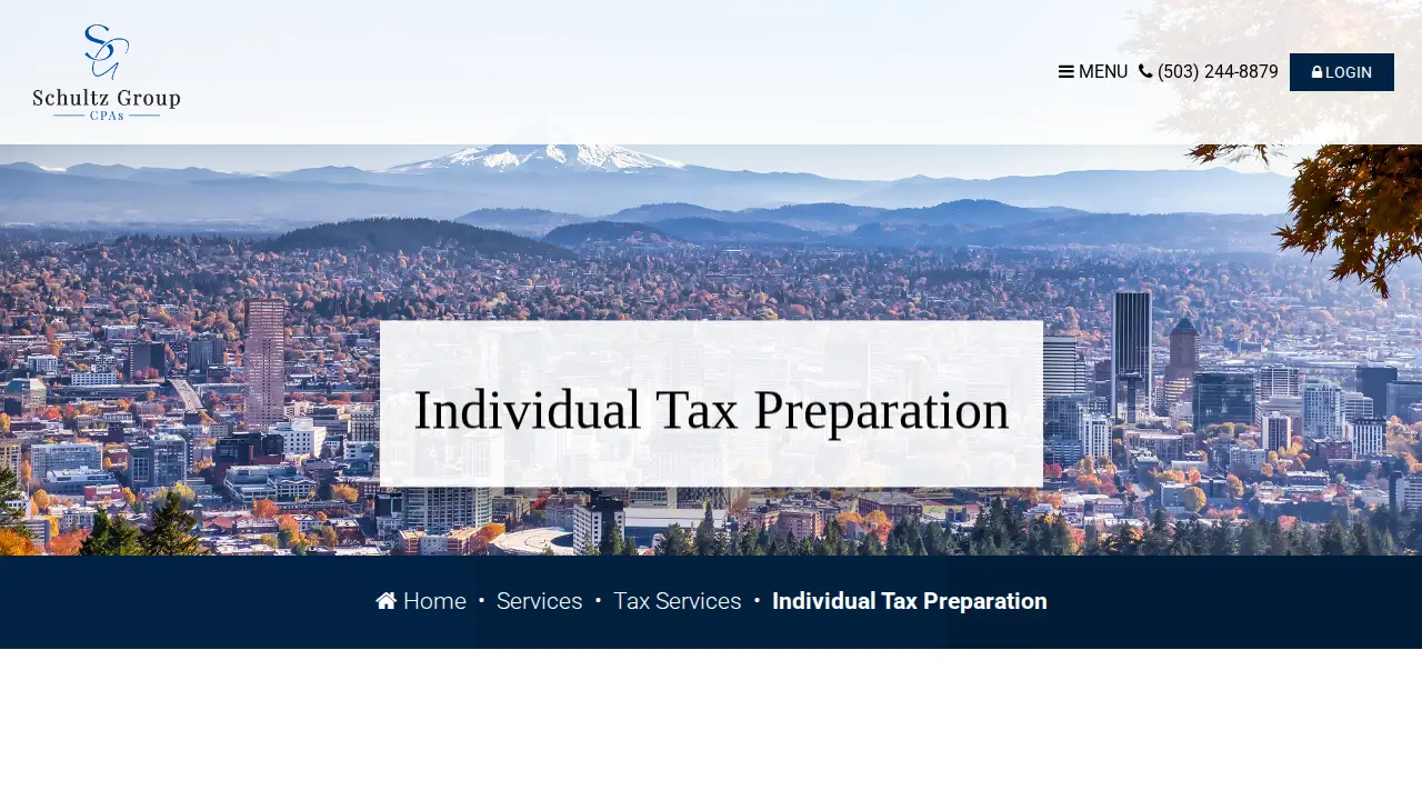 Schultz Group CPAs page