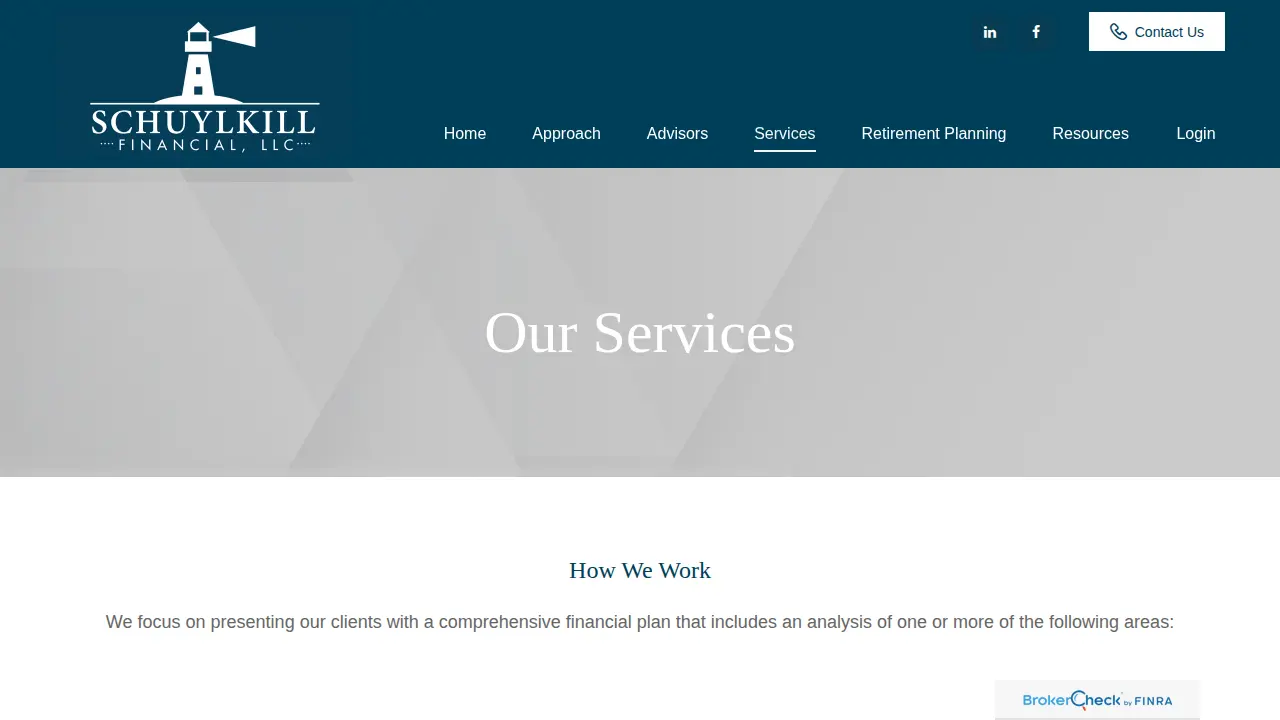 Schuylkill Financial LLC page