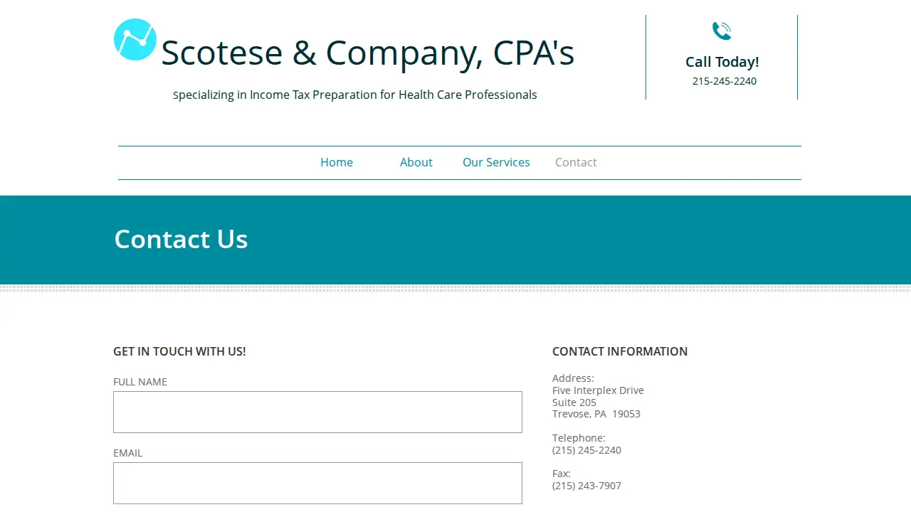 Scotese & Company, CPA's page
