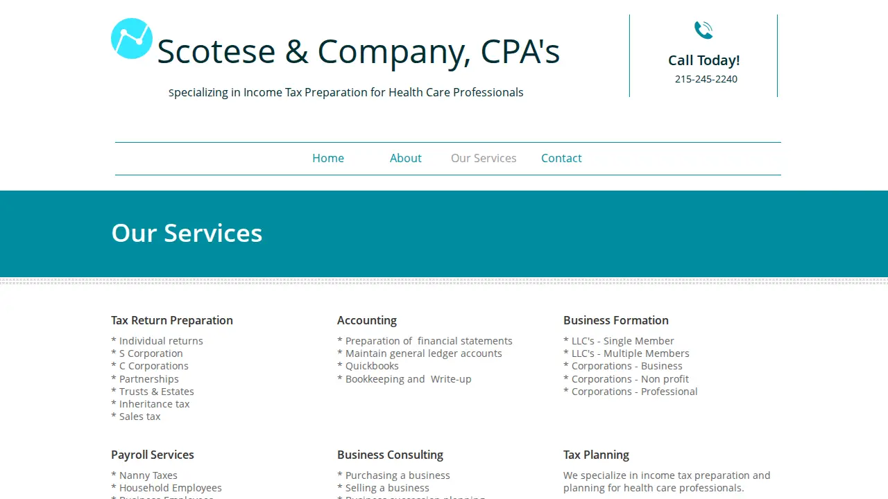 Scotese & Company, CPA's page