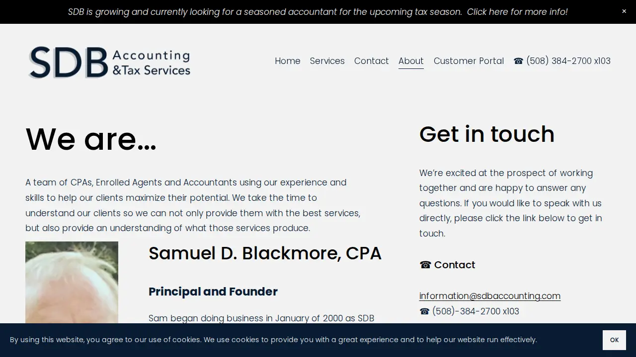 SDB Accounting & Tax Services Inc page