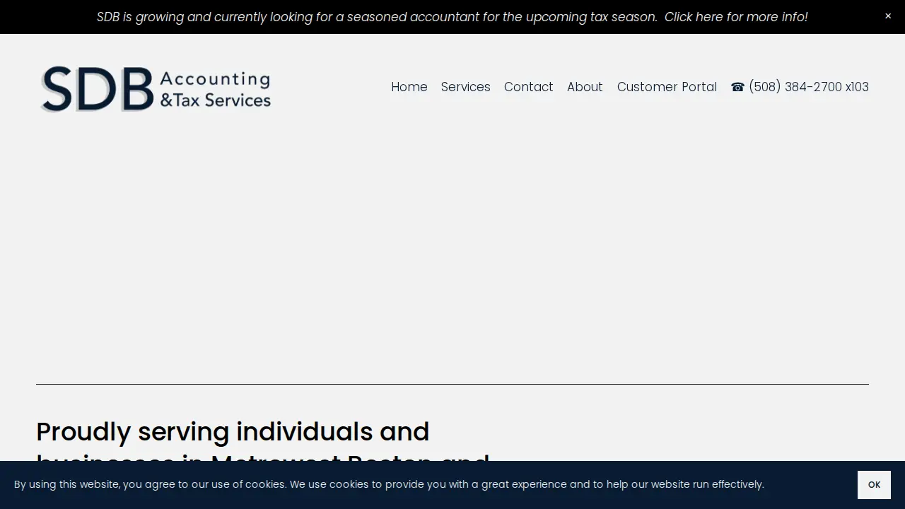 SDB Accounting & Tax Services Inc page