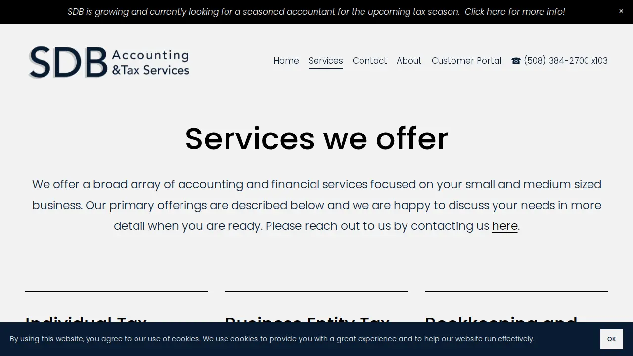 SDB Accounting & Tax Services Inc page