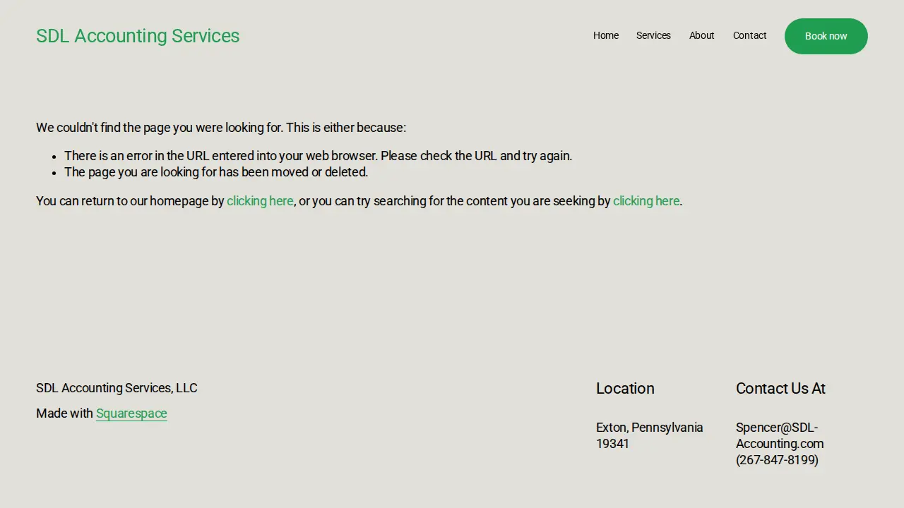 SDL Accounting Services LLC page