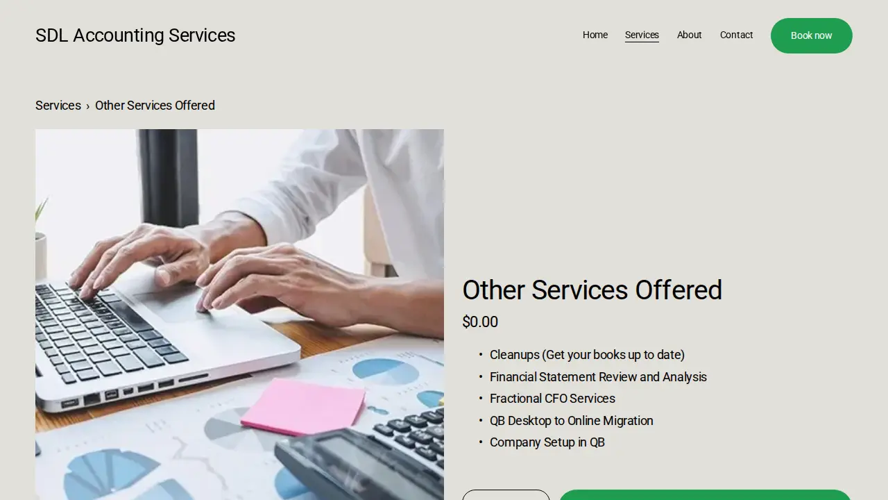 SDL Accounting Services LLC page