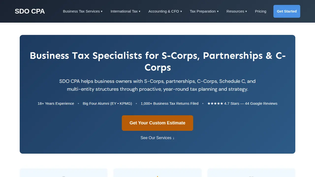SDO CPA: Tax Preparation, Accounting, & Bookkeeping