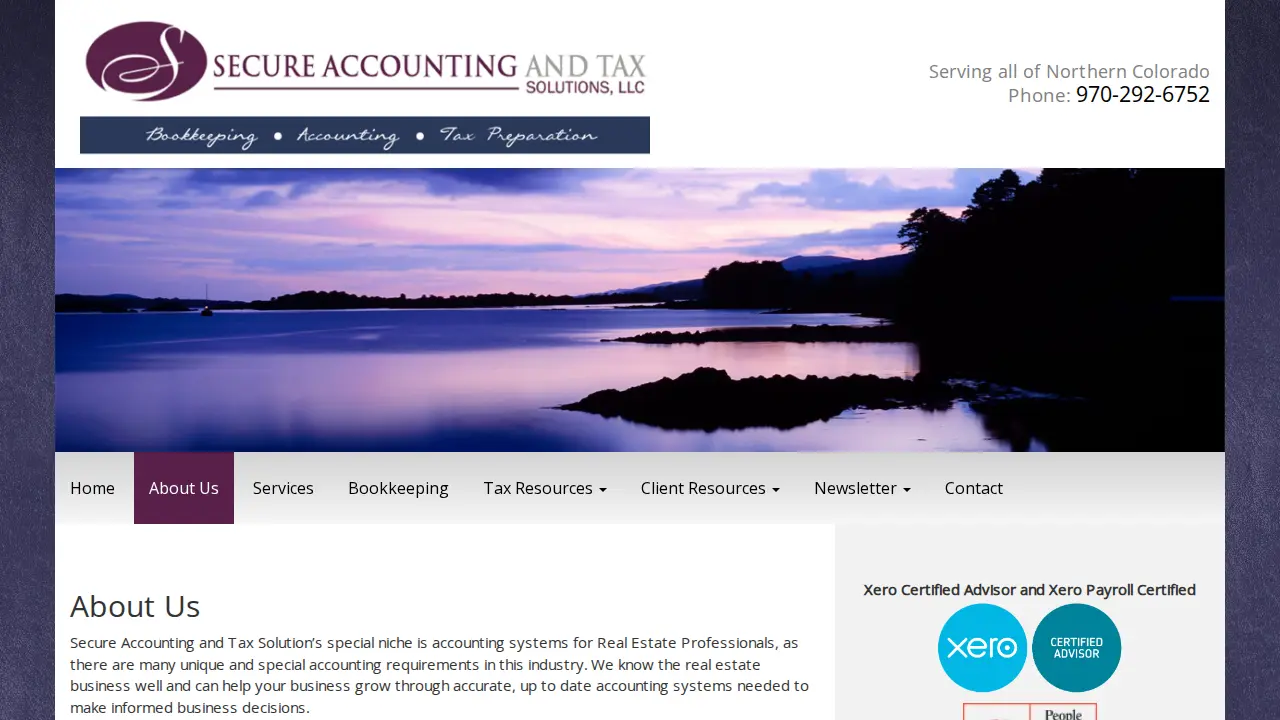 Secure Accounting & Tax Solutions LLC - Tax Accountant Loveland and Fort Collins Colorado page