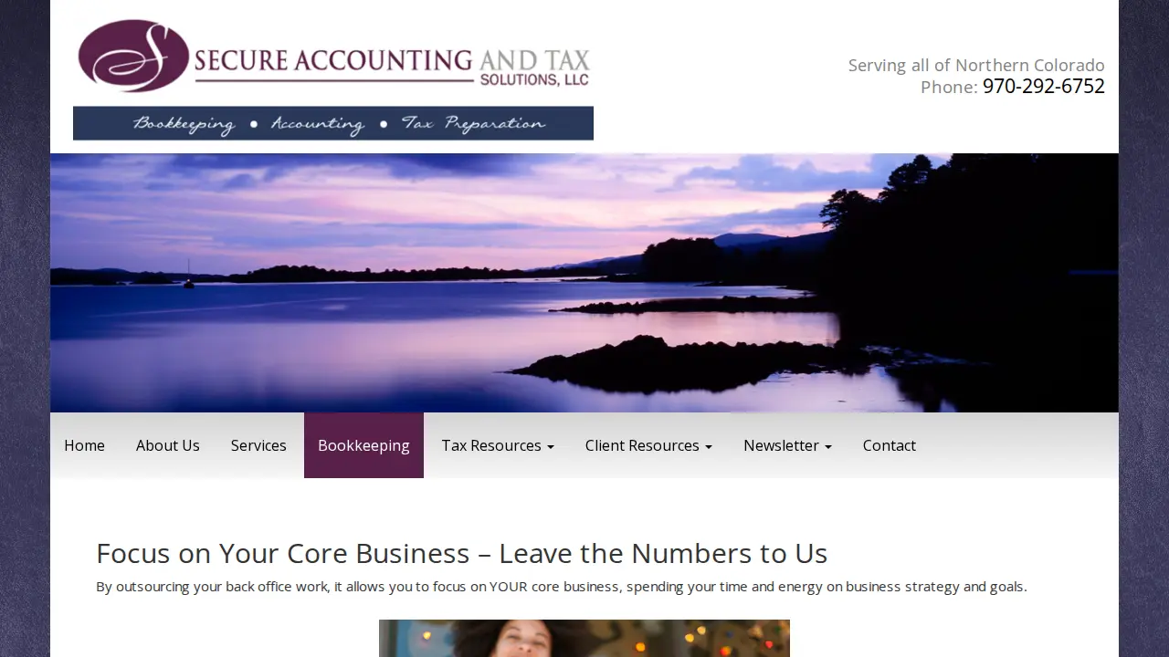 Secure Accounting & Tax Solutions LLC - Tax Accountant Loveland and Fort Collins Colorado page