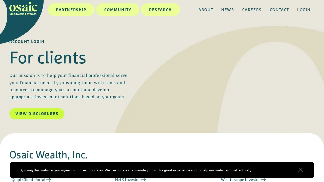 Securities America Inc page
