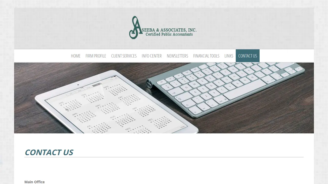 Seeba & Associates Inc page