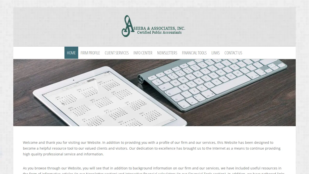 Seeba & Associates Inc page