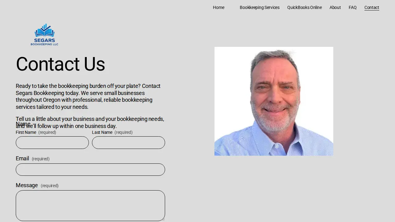 Segars Bookkeeping LLC page