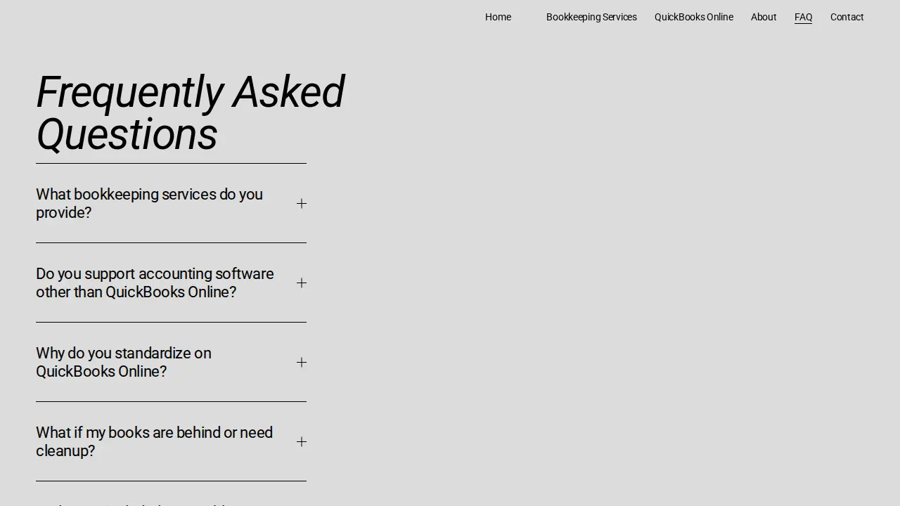 Segars Bookkeeping LLC page