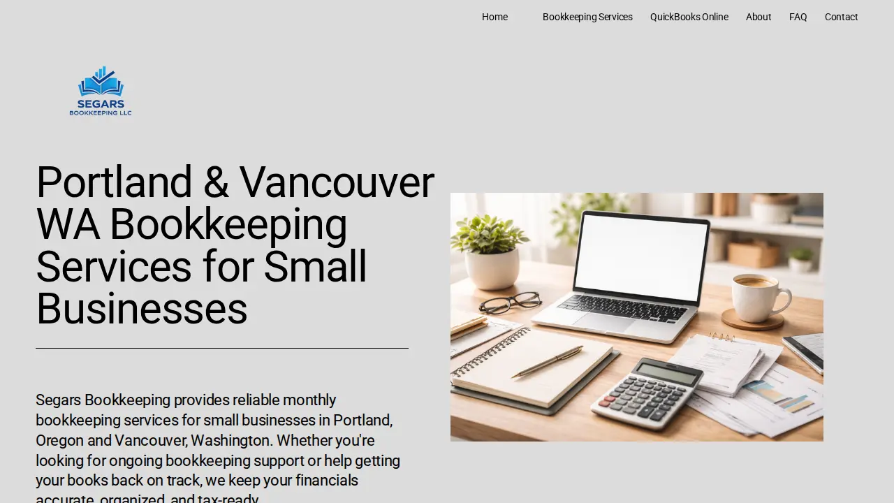 Segars Bookkeeping LLC page