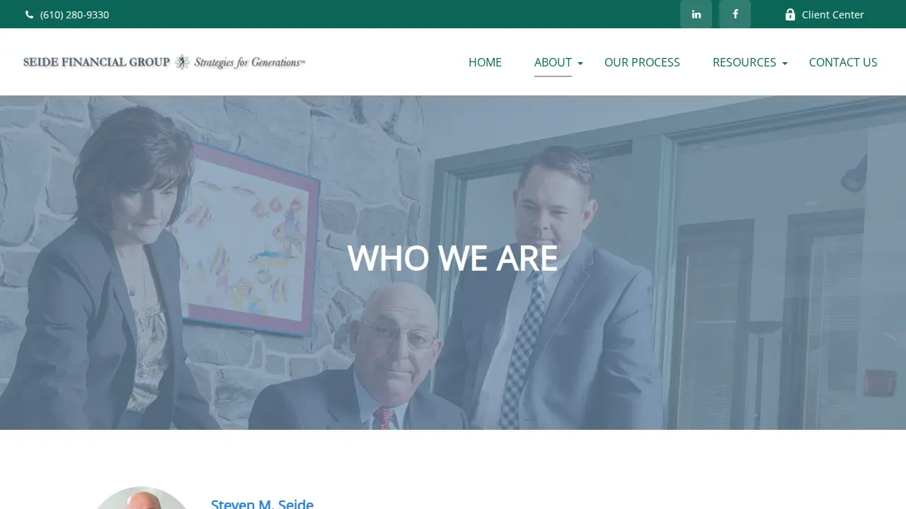 Seide Financial Group page