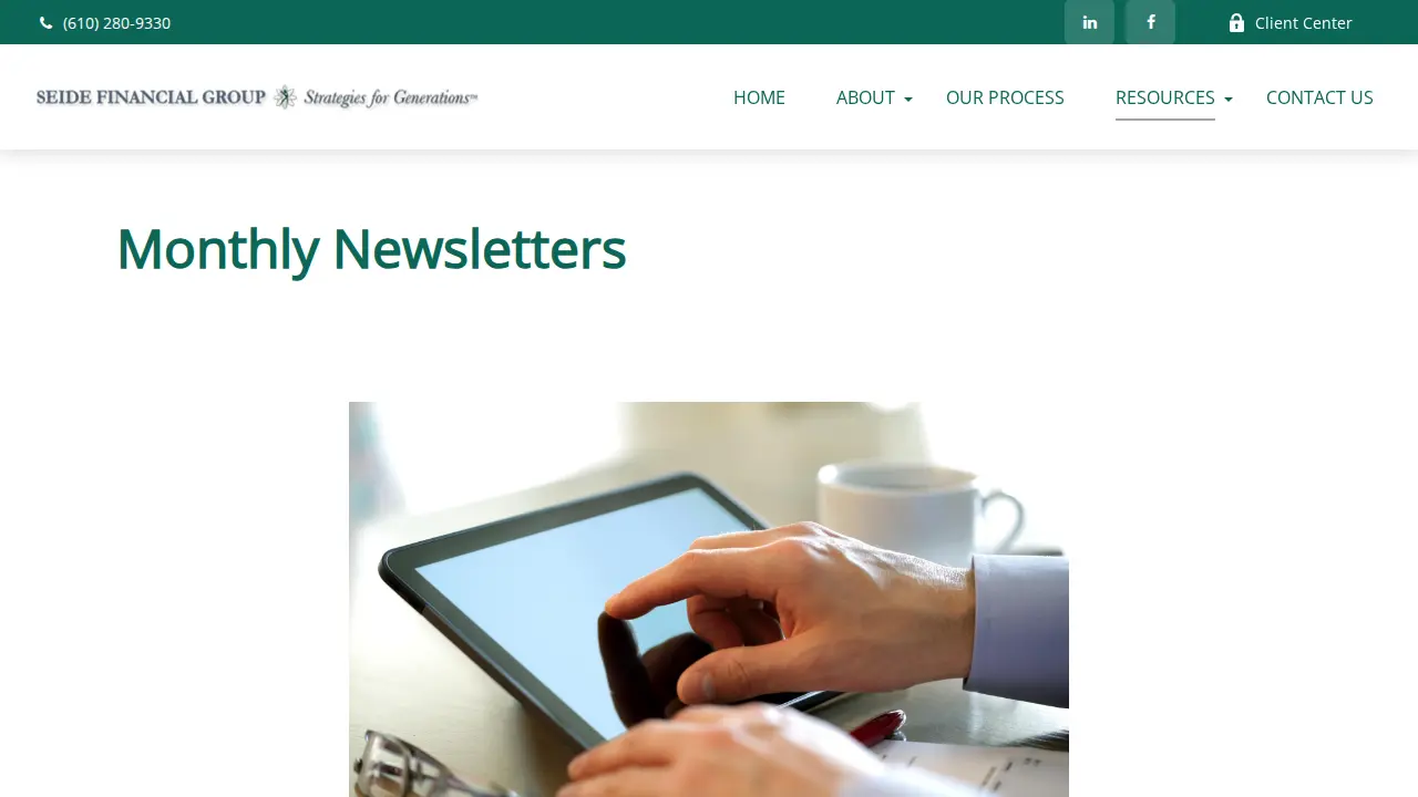 Seide Financial Group page