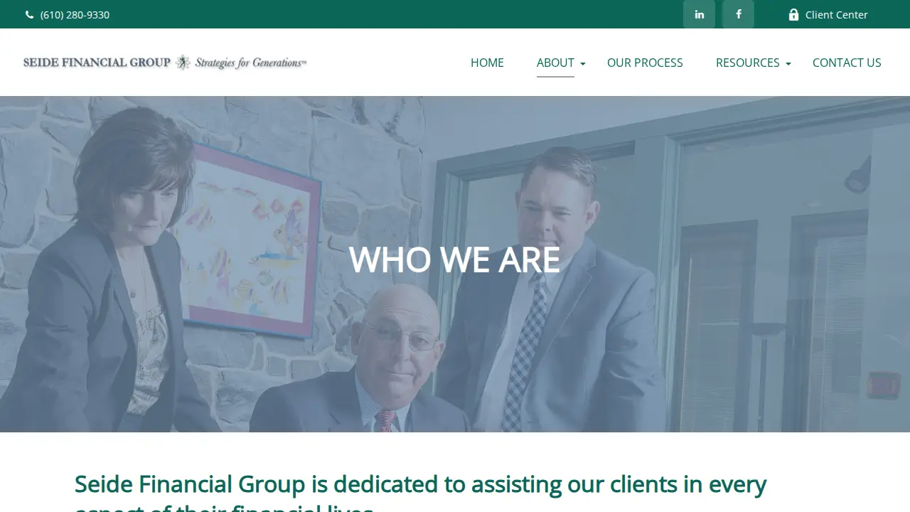 Seide Financial Group page