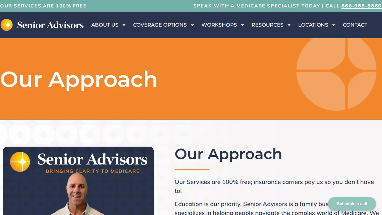 Senior Advisors page