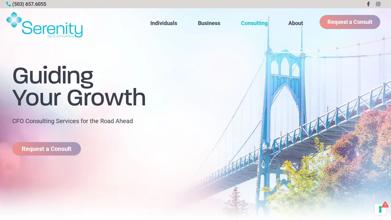 Serenity Tax & Accounting page