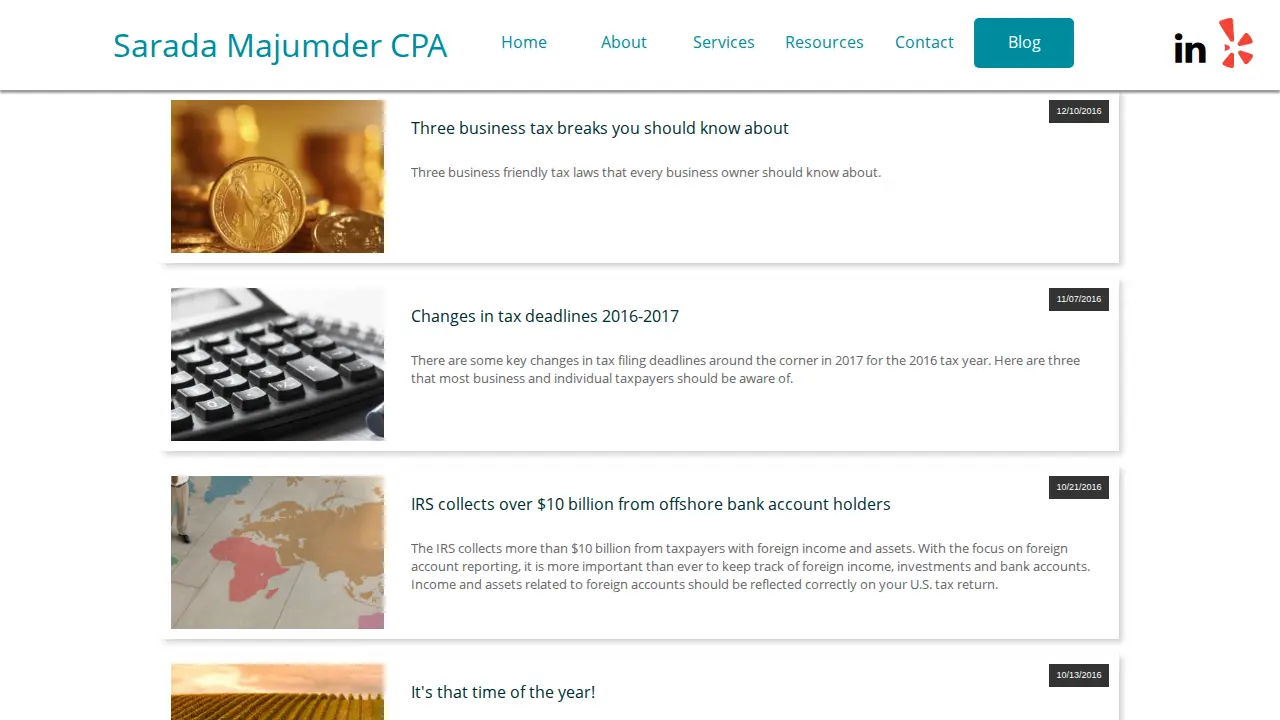 Sarada Majumder CPA page