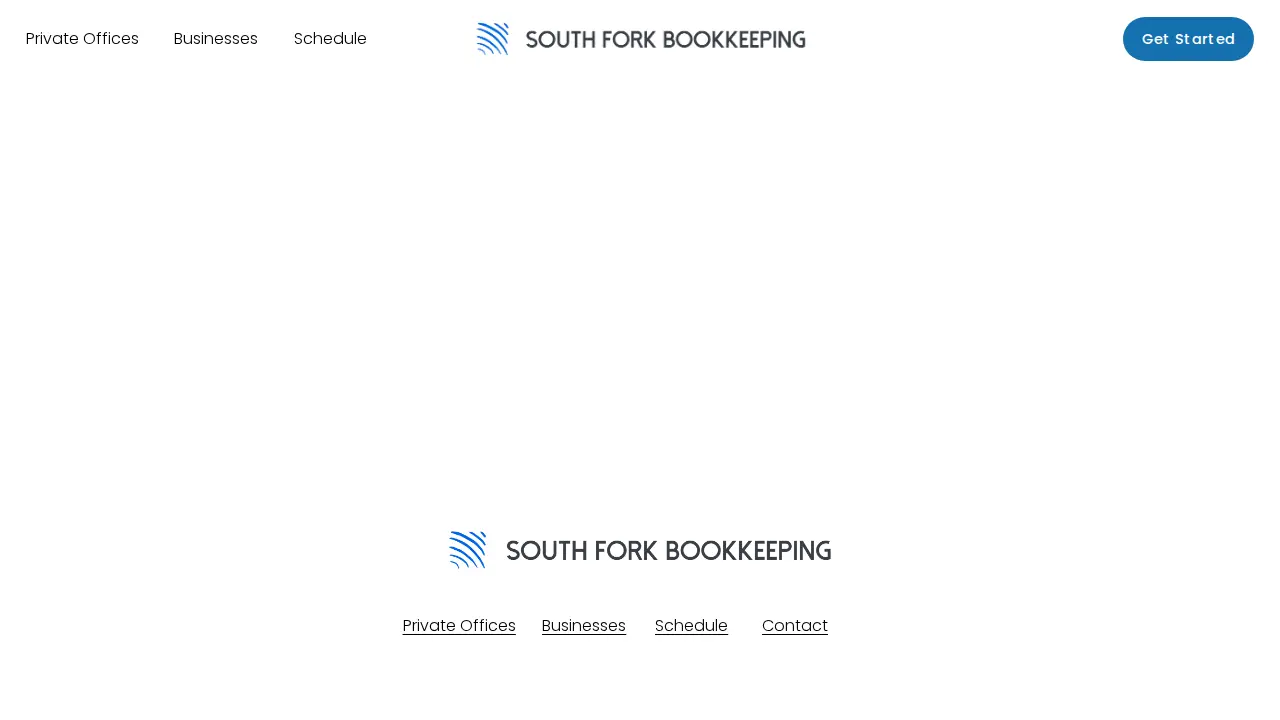 South Fork Bookkeeping page