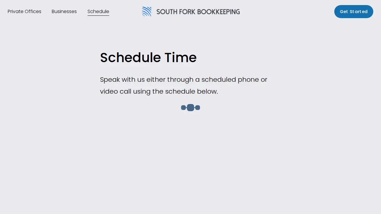 South Fork Bookkeeping page
