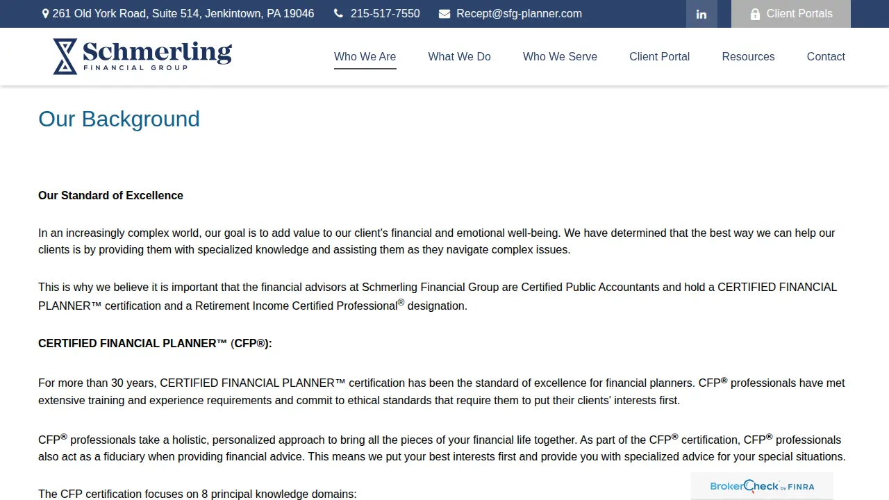 The Schmerling Group page