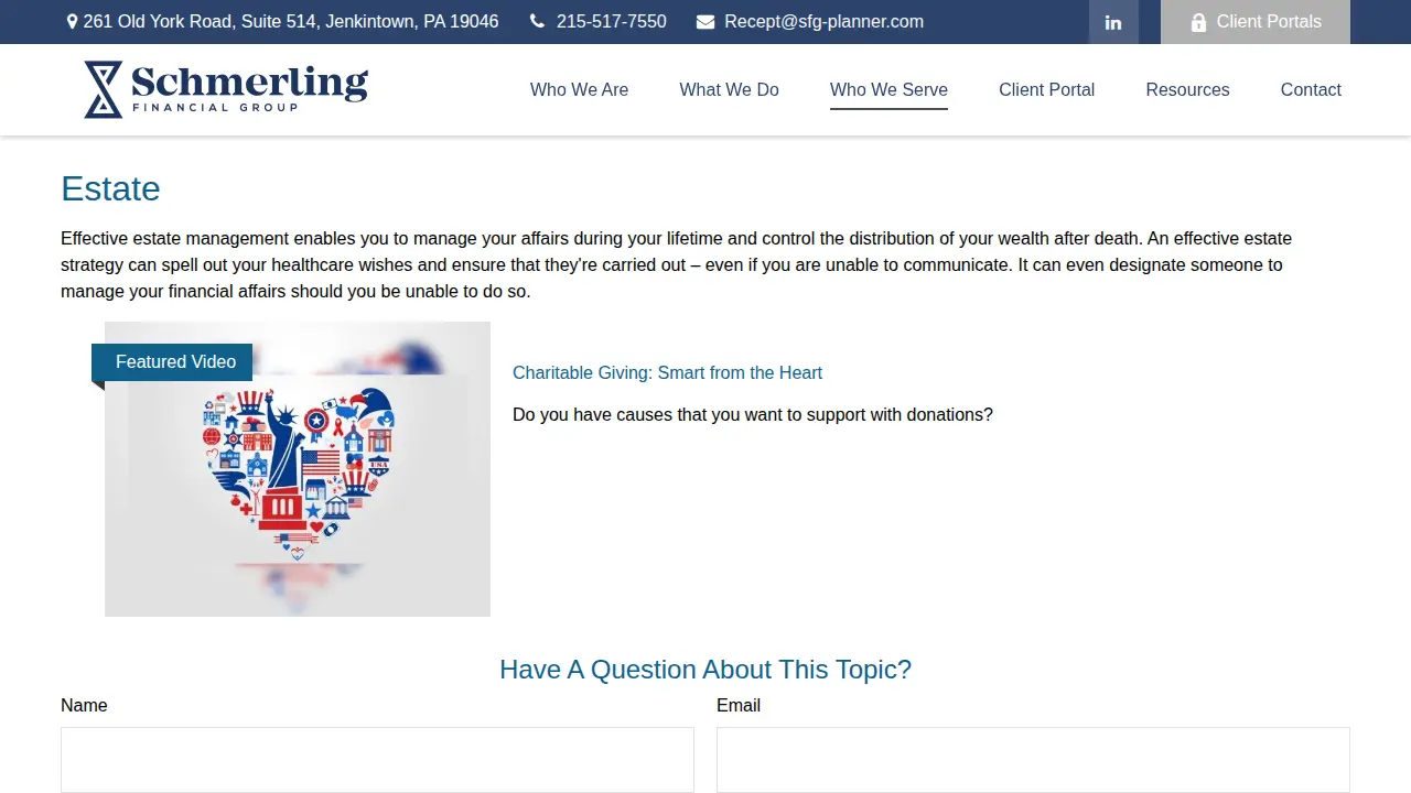 The Schmerling Group page