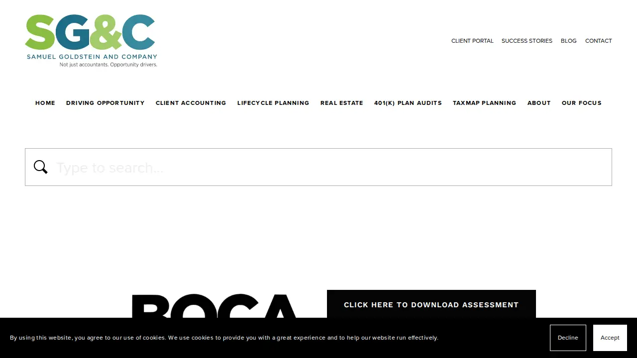 Samuel Goldstein & Co PC page