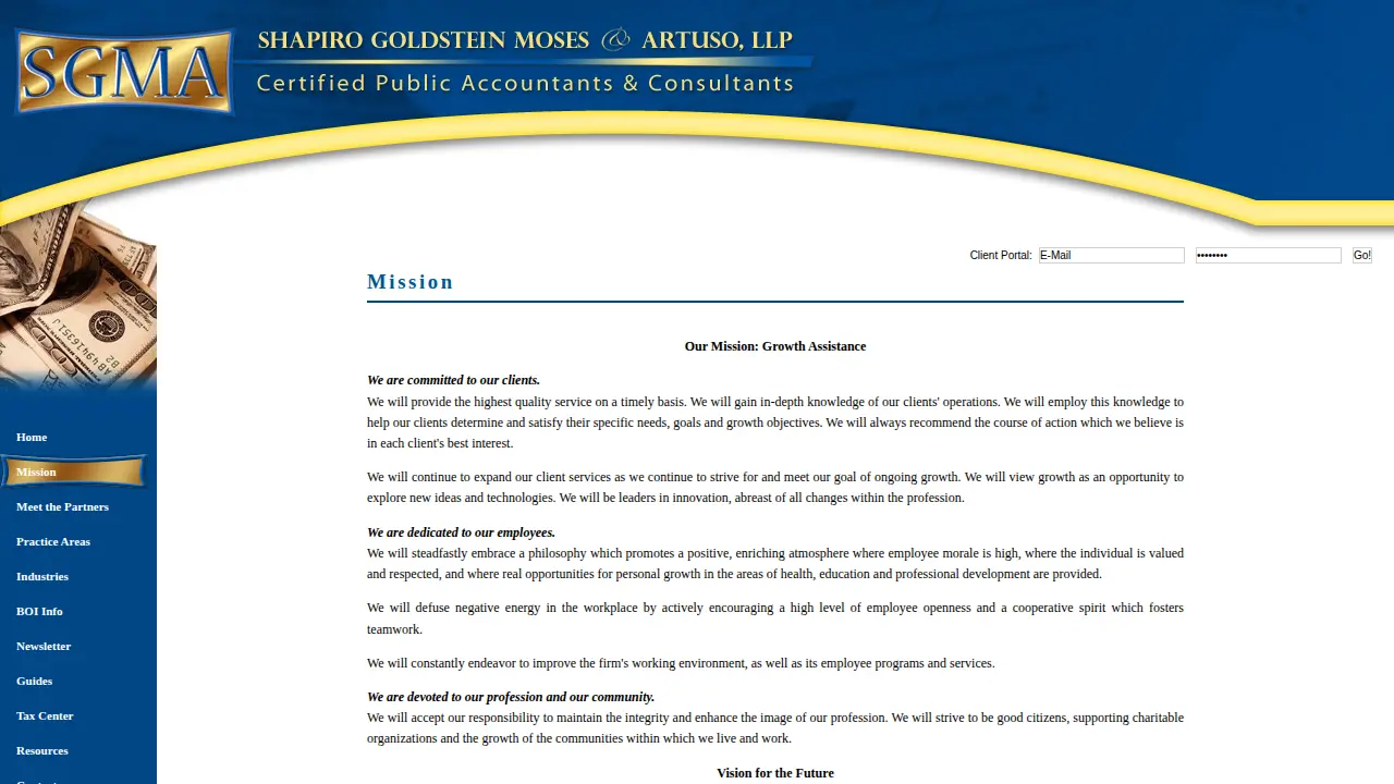 Shapiro Goldstein Moses & Artuso, LLP page